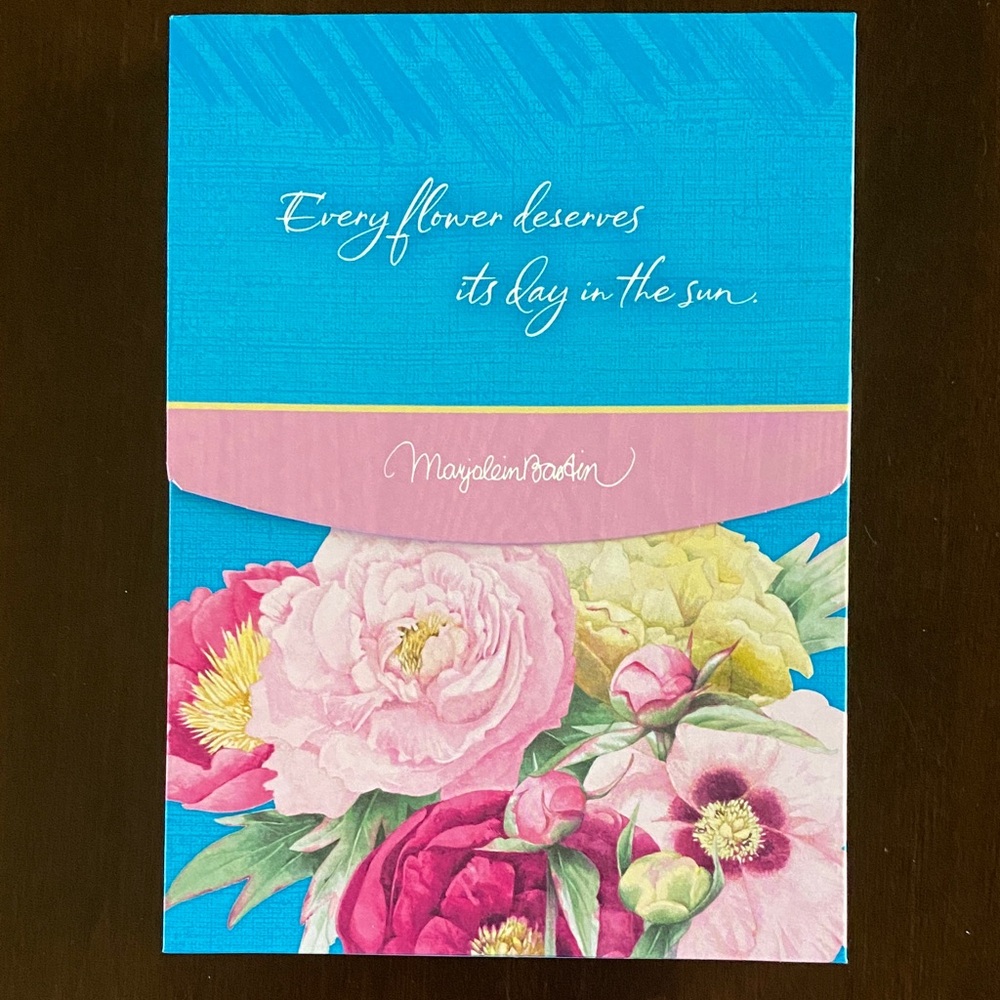 Hallmark Marjolein Bastin Stationary Portfolio Box Featuring Peonies